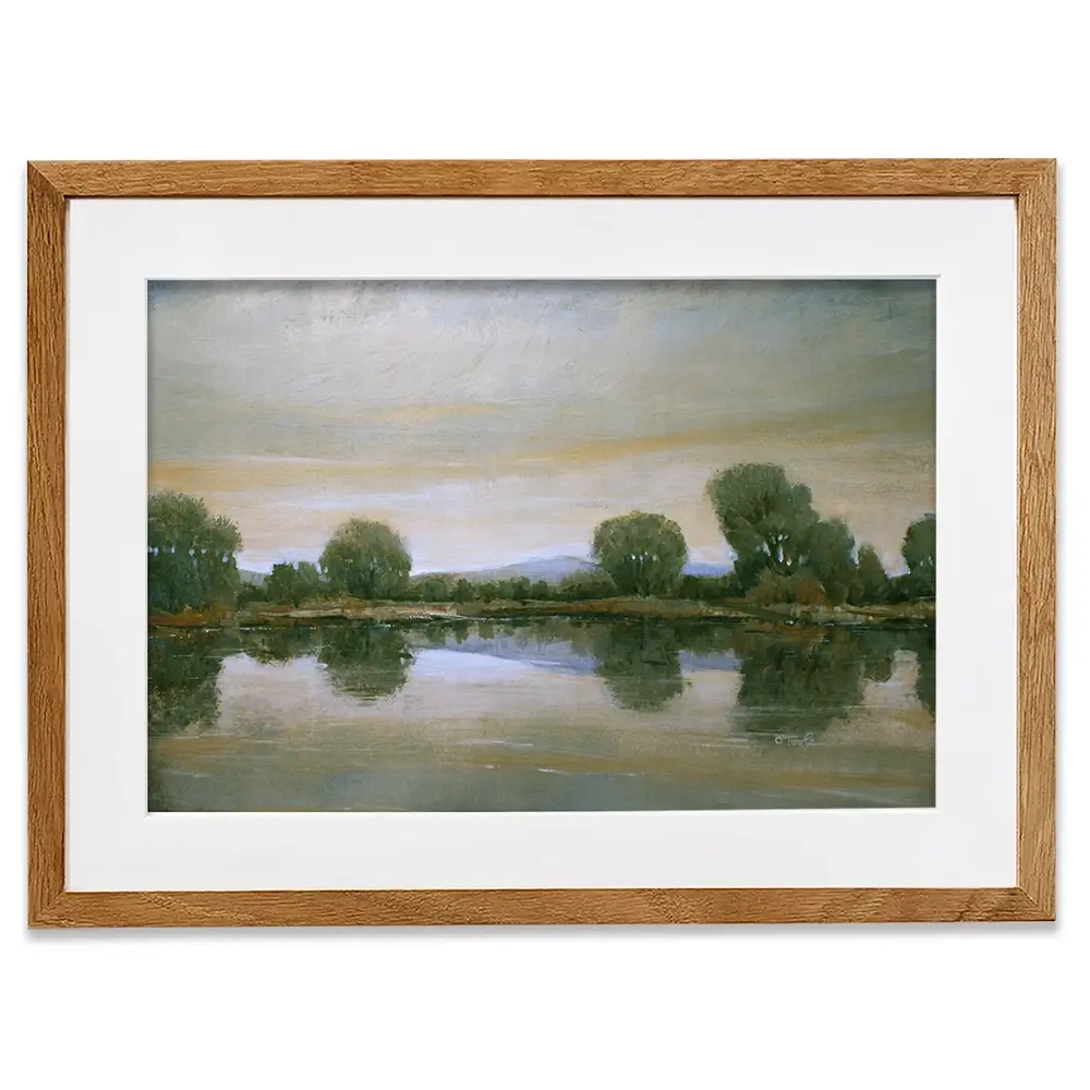 Mirror Lake 2 Framed Art Print Mirror Lake 2 Framed Art Print wall art product Tim O'Toole