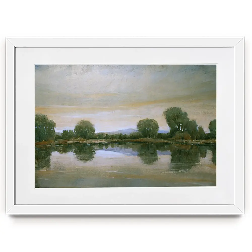 Mirror Lake 2 Framed Art Print Mirror Lake 2 Framed Art Print wall art product Tim O'Toole