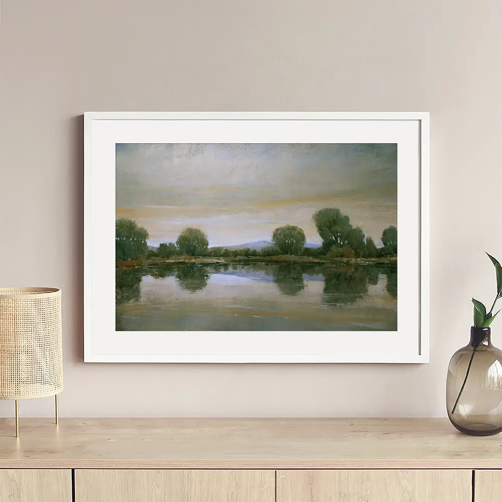 Mirror Lake 2 Framed Art Print Mirror Lake 2 Framed Art Print wall art product Tim O'Toole