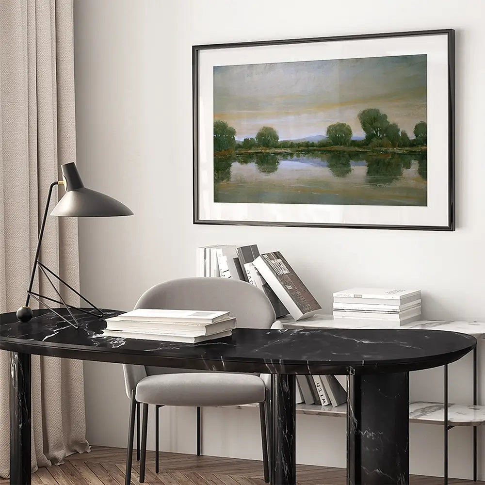 Mirror Lake 2 Framed Art Print Mirror Lake 2 Framed Art Print wall art product Tim O'Toole