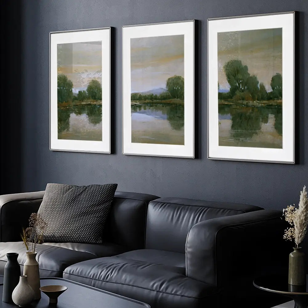 Mirror Lake 2 Framed Art Print Trio Mirror Lake 2 Framed Art Print Trio wall art product Tim O'Toole