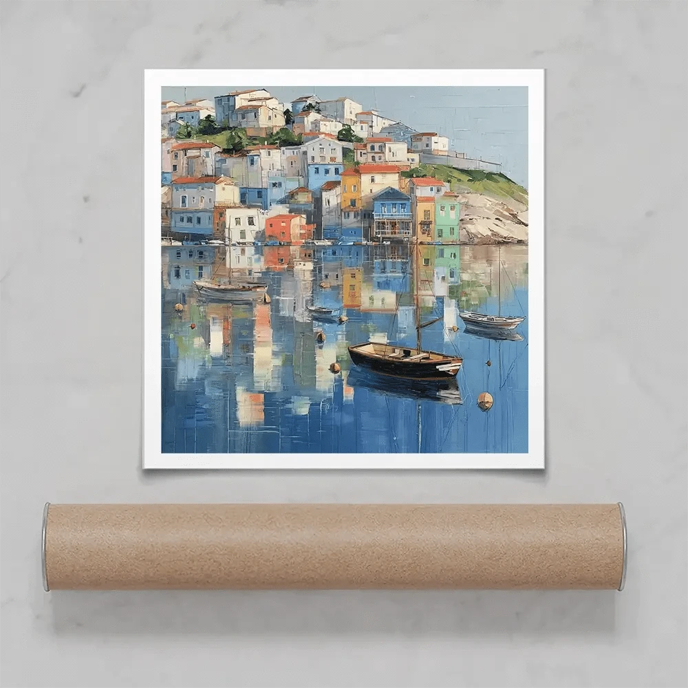 Mirror Sound Square Art Print Mirror Sound Square Art Print wall art product David Alexander Elder