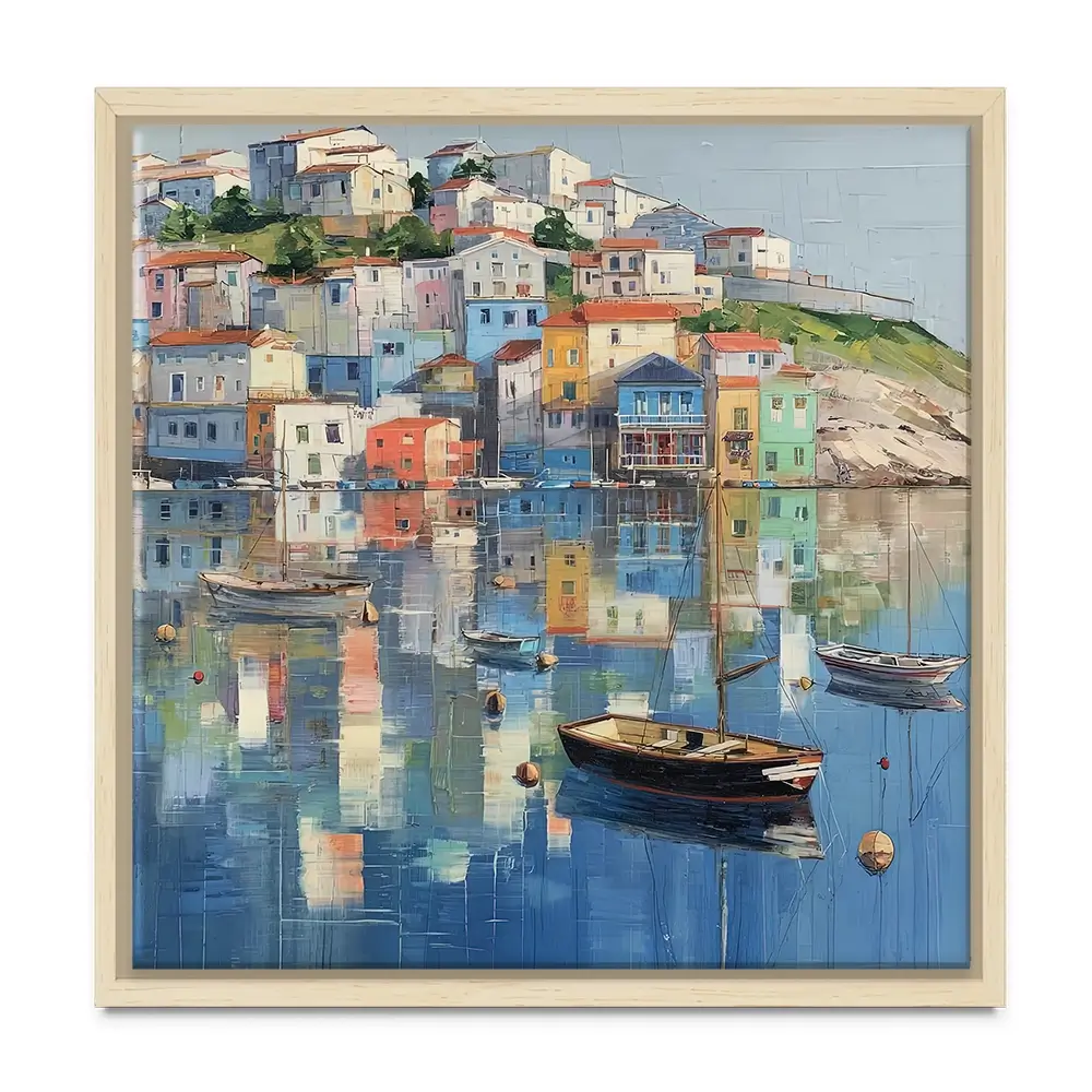 Mirror Sound Square Canvas Print Mirror Sound Square Canvas Print wall art product David Alexander Elder