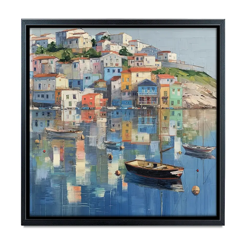 Mirror Sound Square Canvas Print Mirror Sound Square Canvas Print wall art product David Alexander Elder