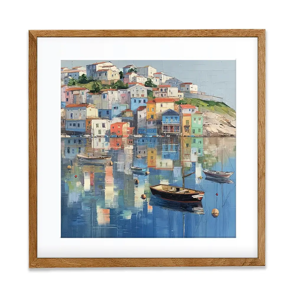 Mirror Sound Square Framed Art Print Mirror Sound Square Framed Art Print wall art product David Alexander Elder