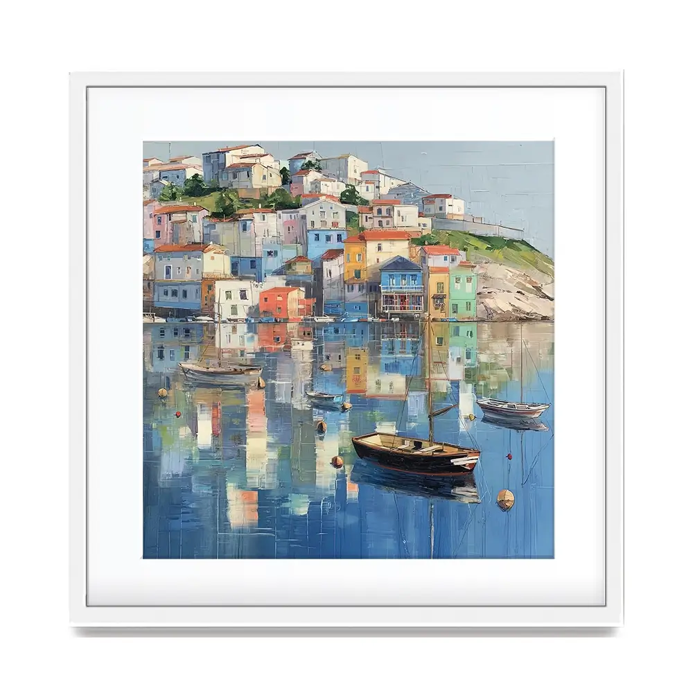 Mirror Sound Square Framed Art Print Mirror Sound Square Framed Art Print wall art product David Alexander Elder