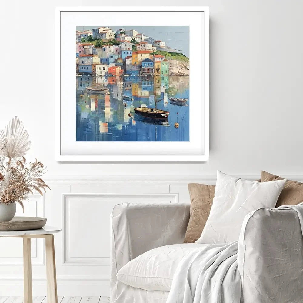 Mirror Sound Square Framed Art Print Mirror Sound Square Framed Art Print wall art product David Alexander Elder