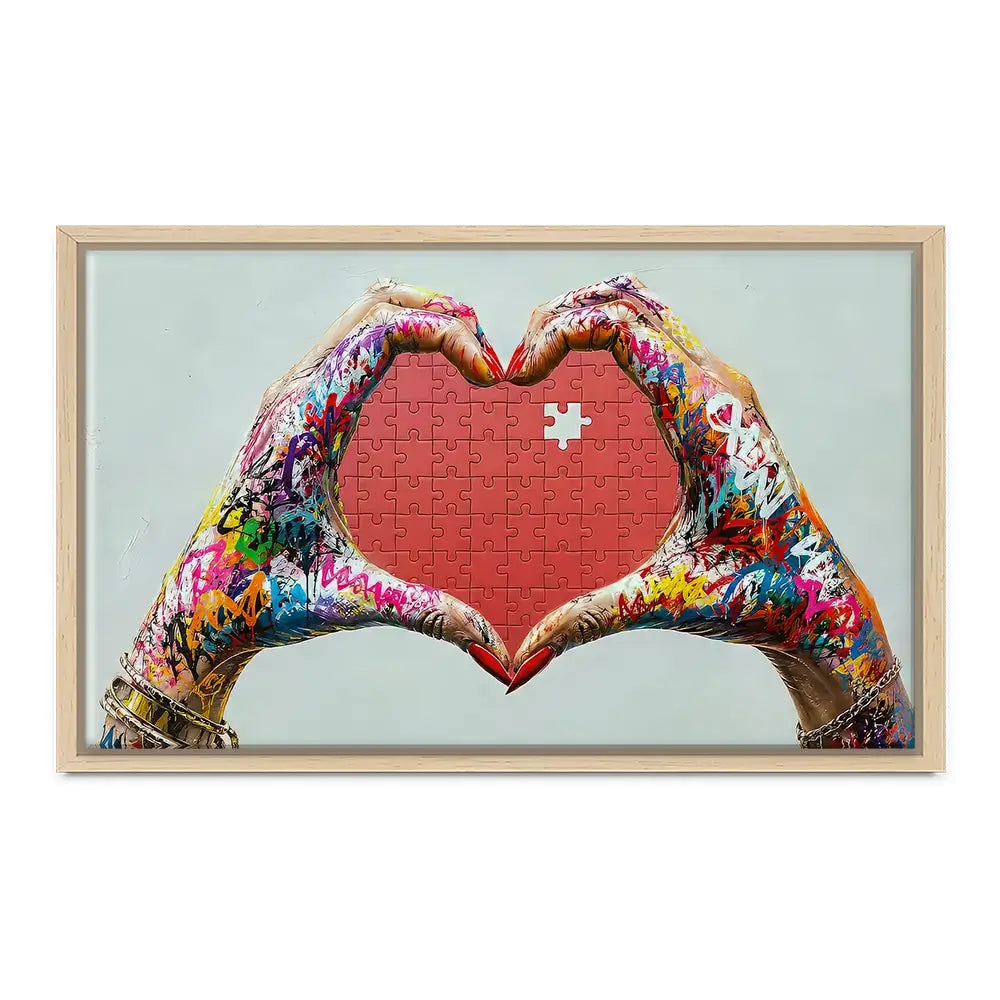 Missing You Jigsaw Canvas Print Missing You Jigsaw Canvas Print wall art product David Alexander Elder