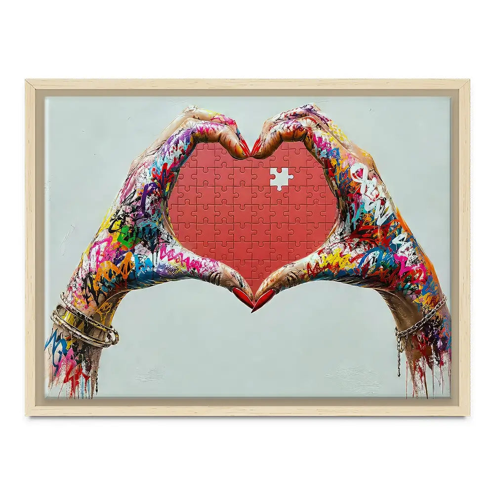 Missing You Jigsaw Canvas Print Missing You Jigsaw Canvas Print wall art product David Alexander Elder