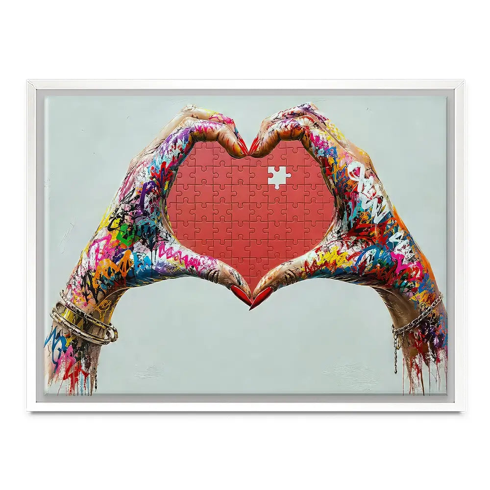 Missing You Jigsaw Canvas Print Missing You Jigsaw Canvas Print wall art product David Alexander Elder