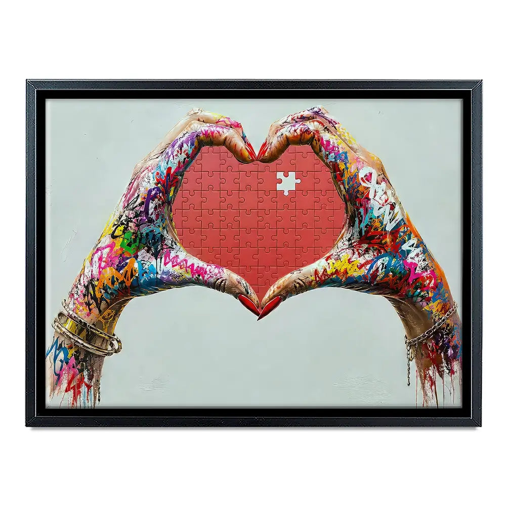 Missing You Jigsaw Canvas Print Missing You Jigsaw Canvas Print wall art product David Alexander Elder