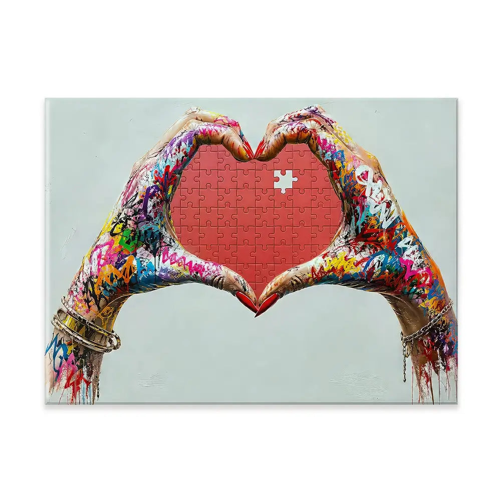 Missing You Jigsaw Canvas Print Missing You Jigsaw Canvas Print wall art product David Alexander Elder