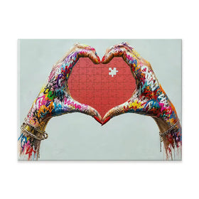 Missing You Jigsaw Canvas Print Missing You Jigsaw Canvas Print wall art product David Alexander Elder