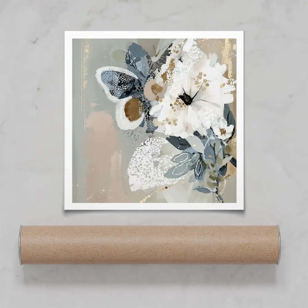 Mistwing Abstract Square Art Print Mistwing Abstract Square Art Print wall art product Bella Eve