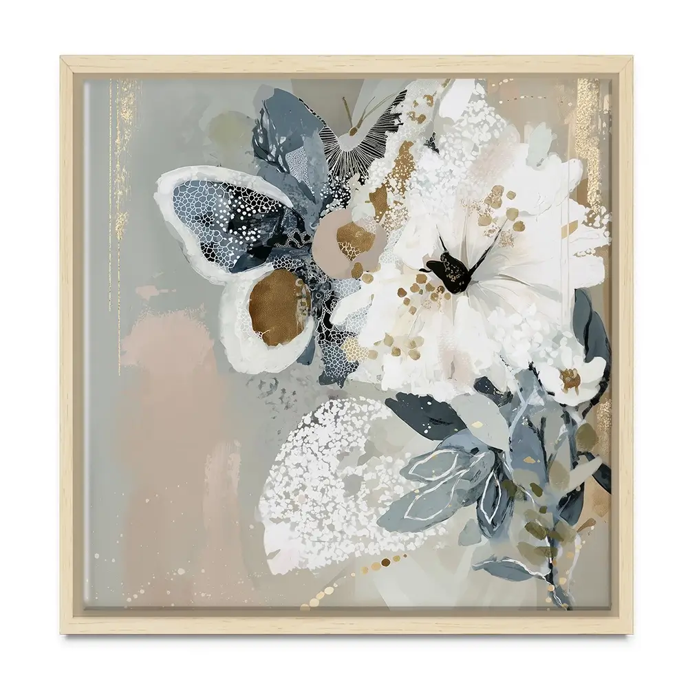 Mistwing Abstract Square Canvas Print Mistwing Abstract Square Canvas Print wall art product Bella Eve