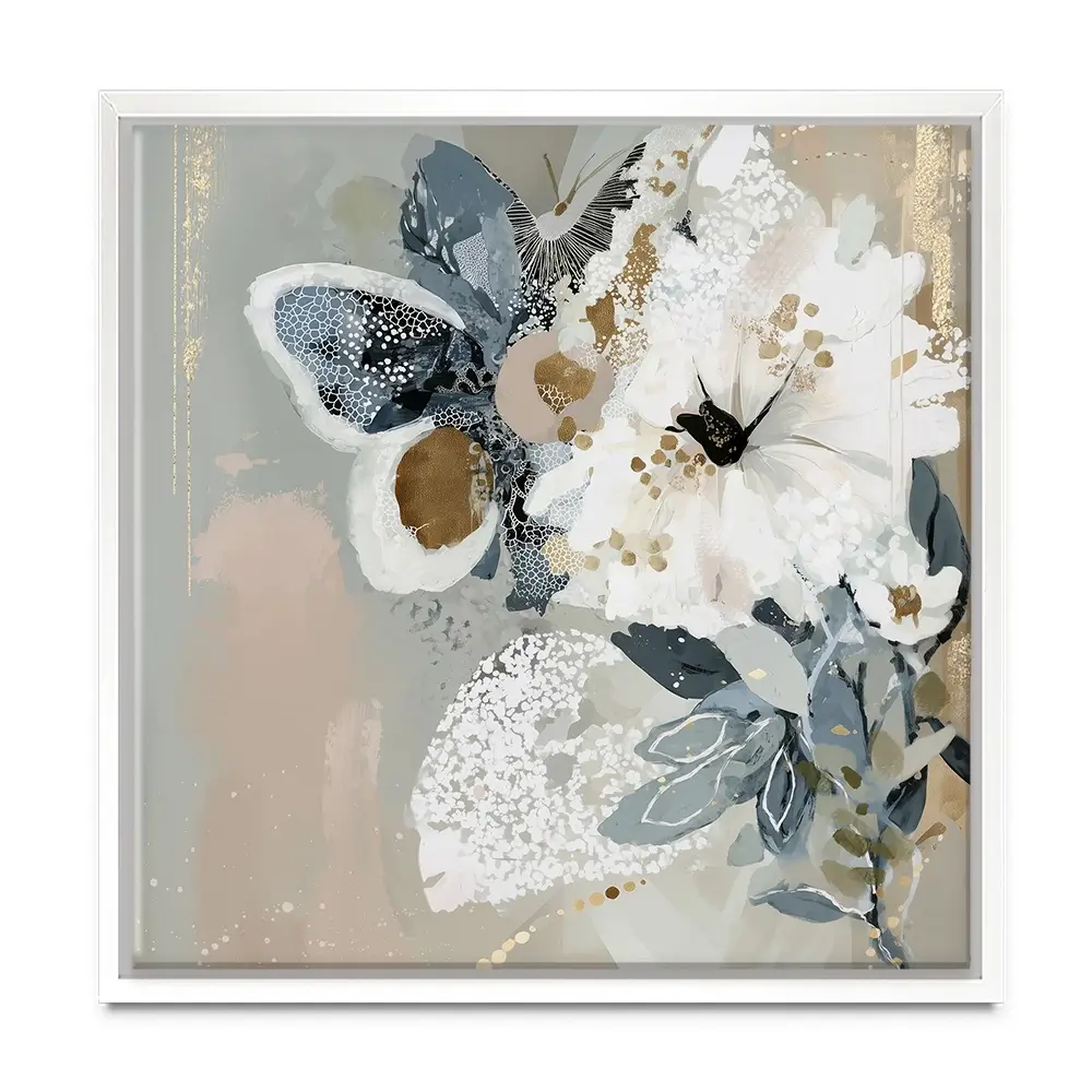 Mistwing Abstract Square Canvas Print Mistwing Abstract Square Canvas Print wall art product Bella Eve
