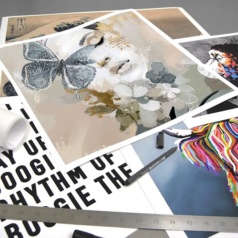 Mistwing Square Art Print Mistwing Square Art Print wall art product Bella Eve