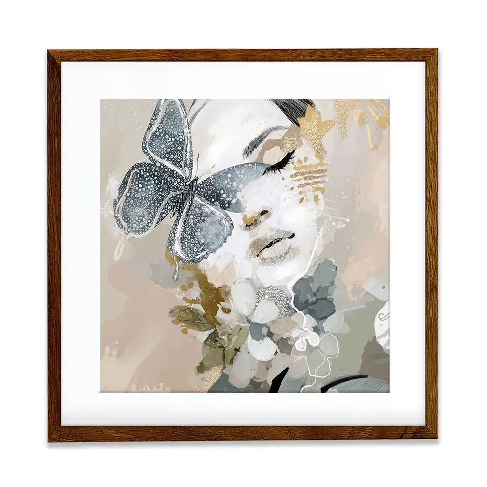 Mistwing Square Framed Art Print Mistwing Square Framed Art Print wall art product Bella Eve
