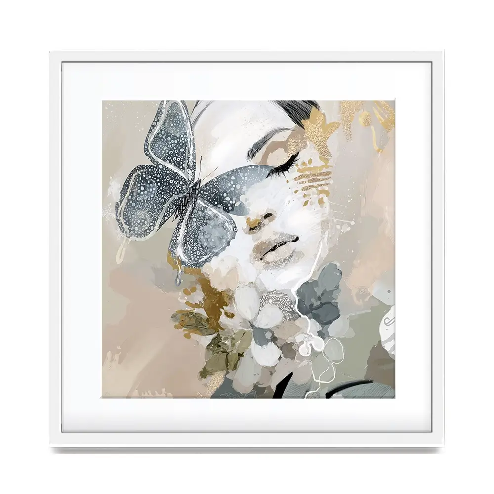 Mistwing Square Framed Art Print Mistwing Square Framed Art Print wall art product Bella Eve