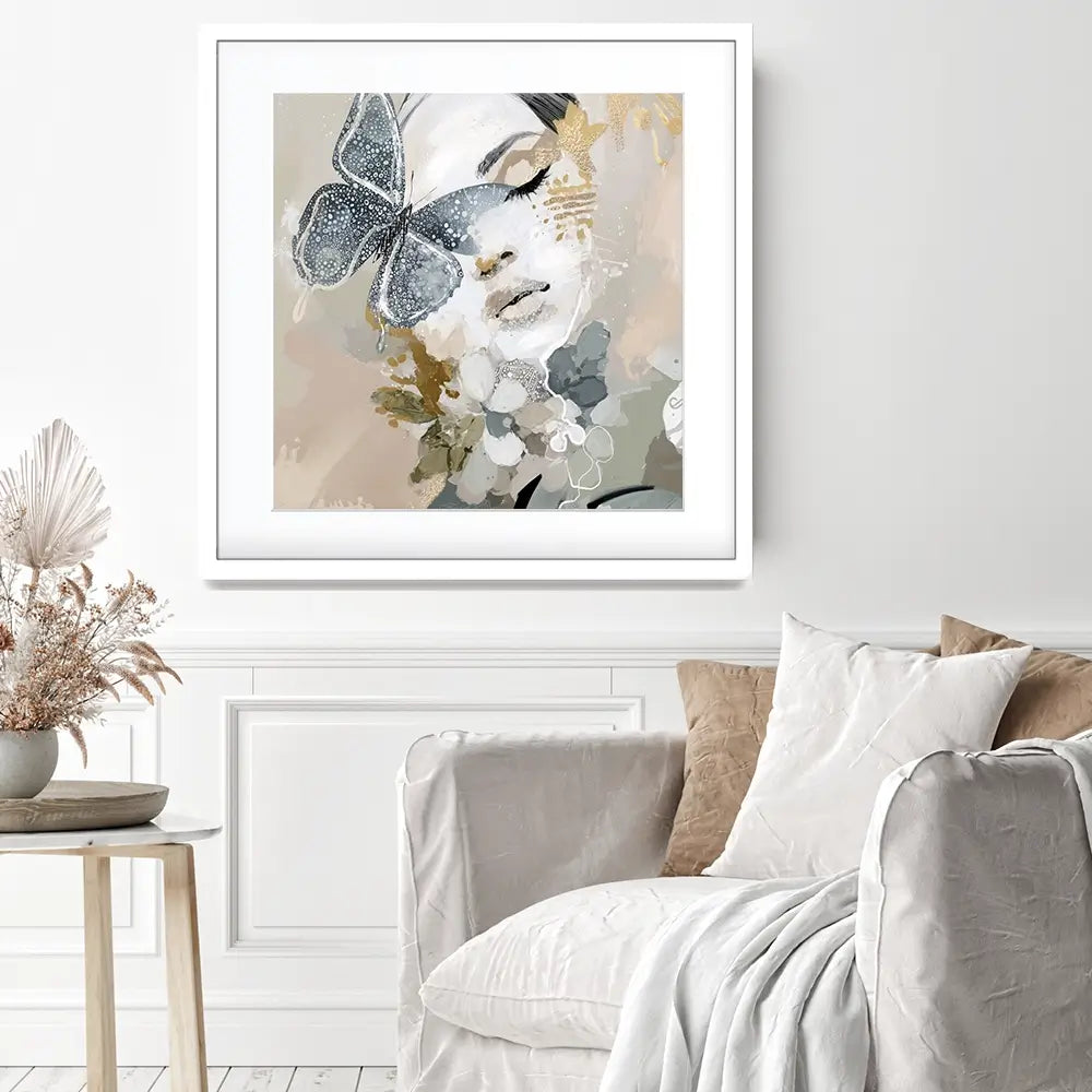 Mistwing Square Framed Art Print Mistwing Square Framed Art Print wall art product Bella Eve