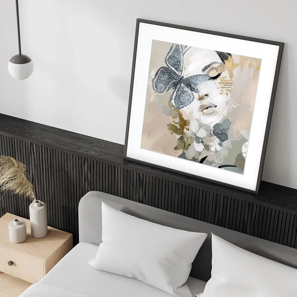 Mistwing Square Framed Art Print Mistwing Square Framed Art Print wall art product Bella Eve