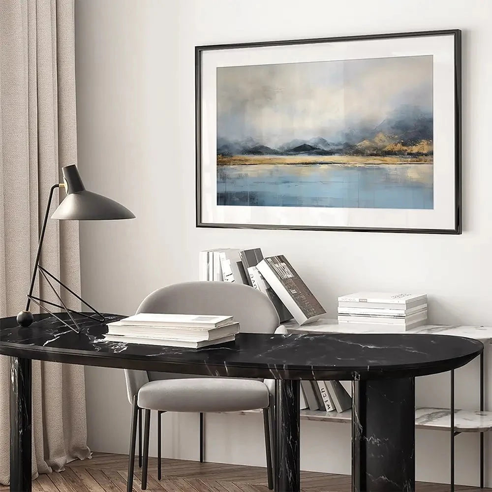 Misty Dawn Framed Art Print Misty Dawn Framed Art Print wall art product David Alexander Elder