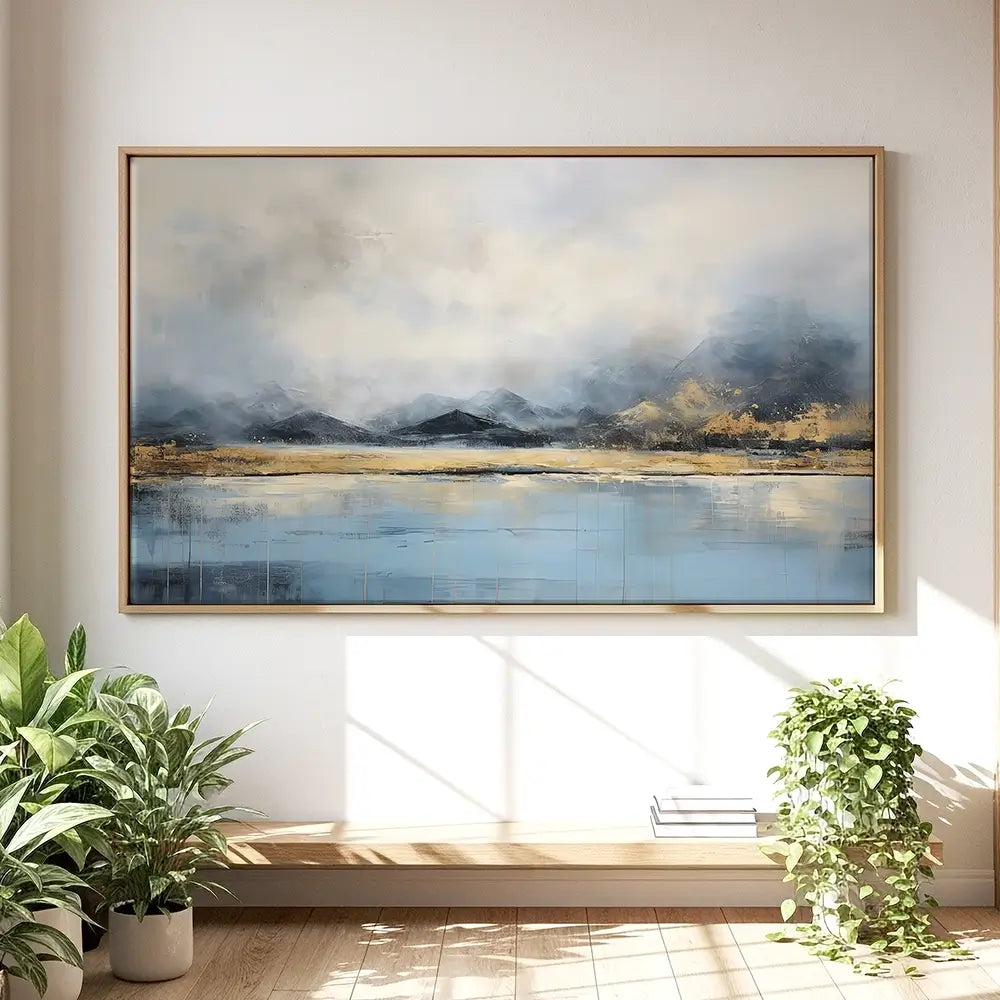 Misty Dawn Oversized Canvas Print Misty Dawn Oversized Canvas Print wall art product Art Print Shop