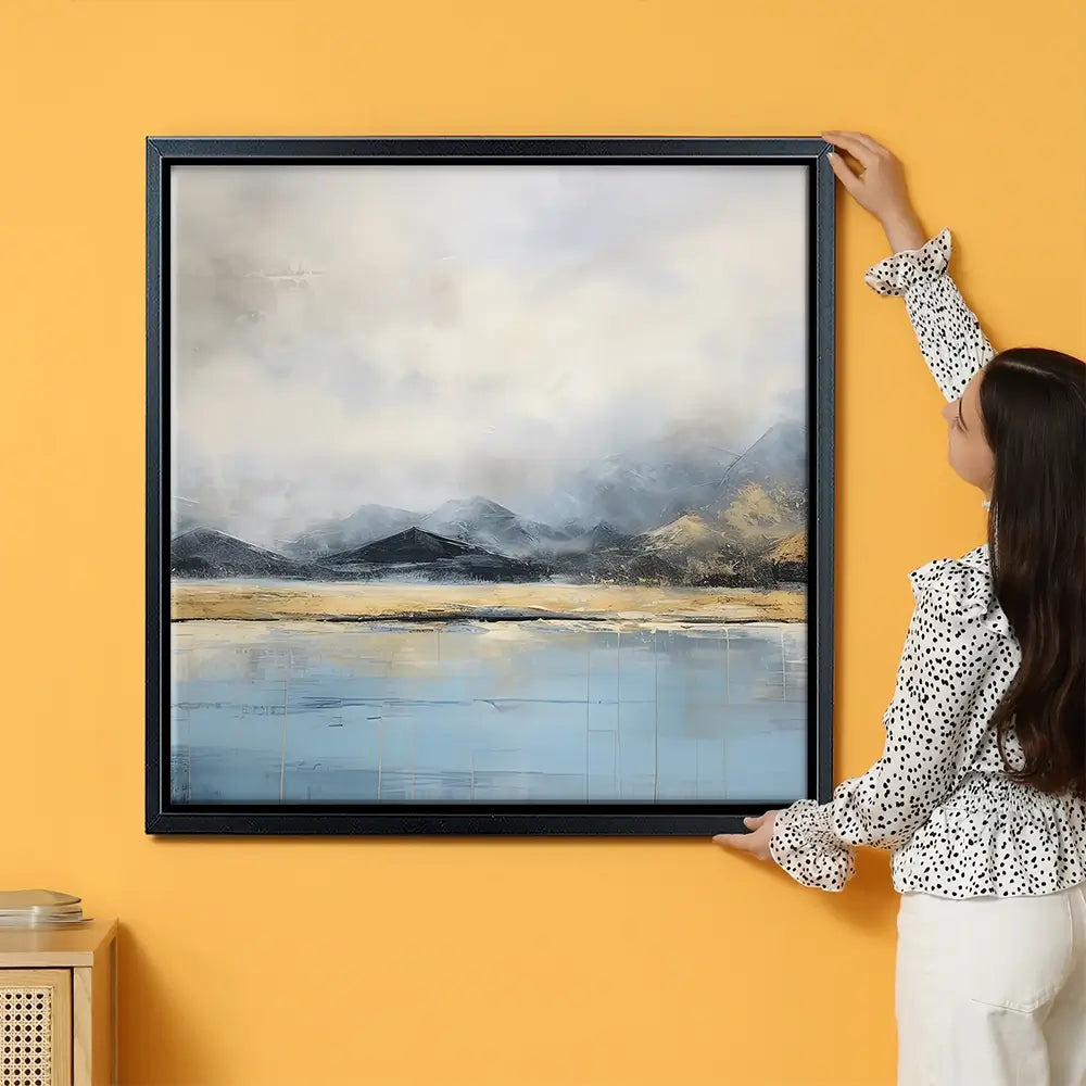 Misty Dawn Oversized Canvas Print Misty Dawn Oversized Canvas Print wall art product Art Print Shop