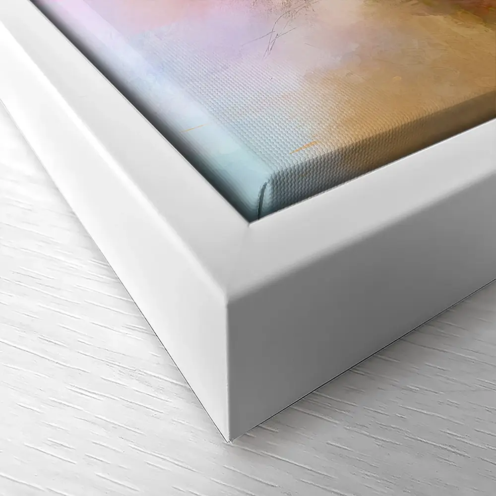 Misty Forest View Canvas Print Misty Forest View Canvas Print wall art product Art Print Shop