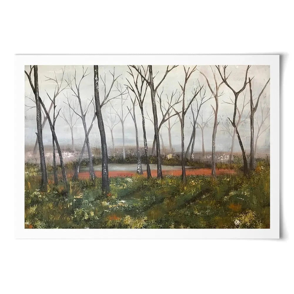 Misty Woods Art Print Misty Woods Art Print wall art product Jade Reynolds