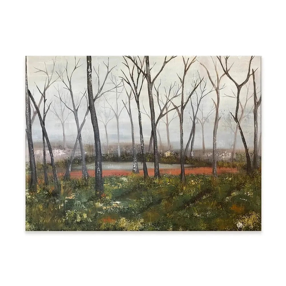 Misty Woods Canvas Print Misty Woods Canvas Print wall art product Jade Reynolds