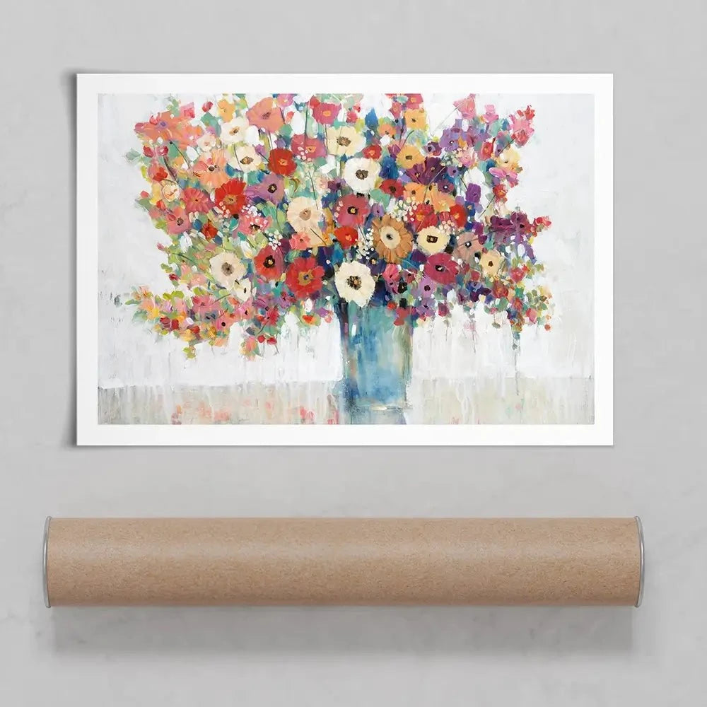 Mix Flower Bouquet Art Print Mix Flower Bouquet Art Print wall art product Tim O'Toole