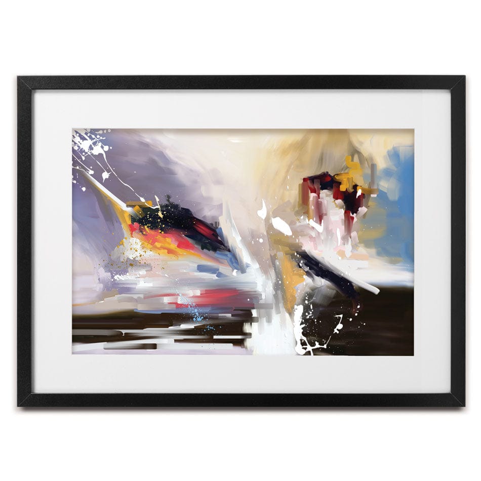 Modern Abstract Framed Art Print wall art product Tim Kats / Shutterstock