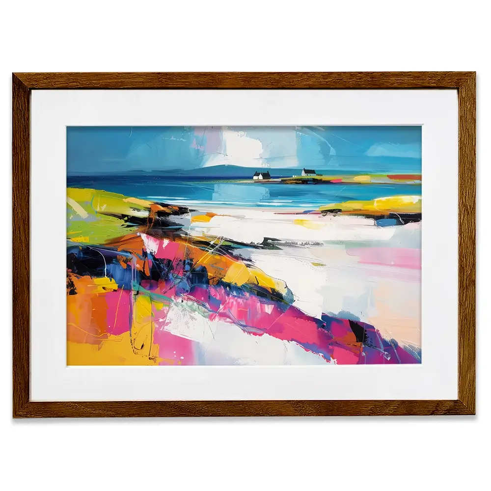 Modern Beach Abstract Framed Art Print Modern Beach Abstract Framed Art Print wall art product David Alexander Elder