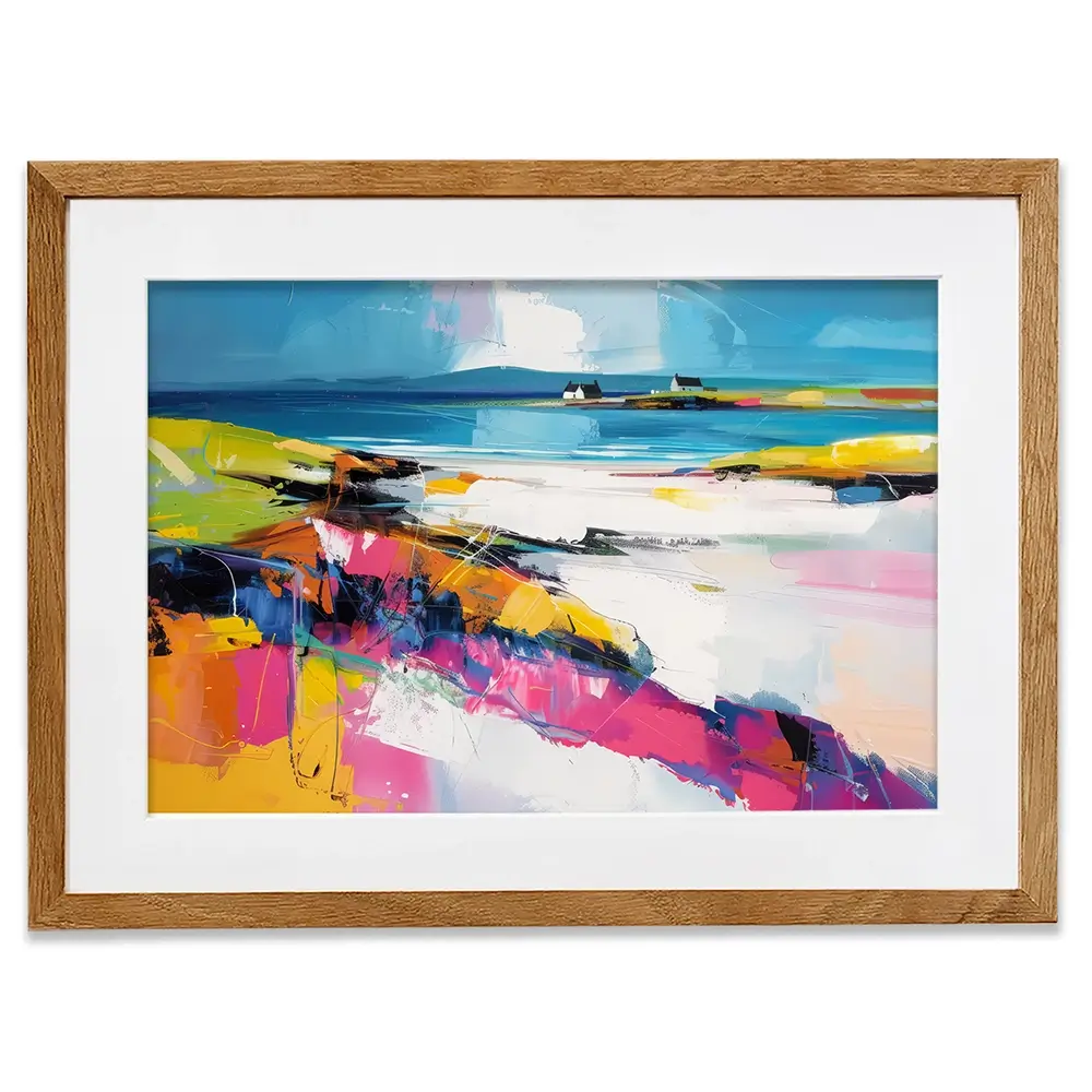 Modern Beach Abstract Framed Art Print Modern Beach Abstract Framed Art Print wall art product David Alexander Elder