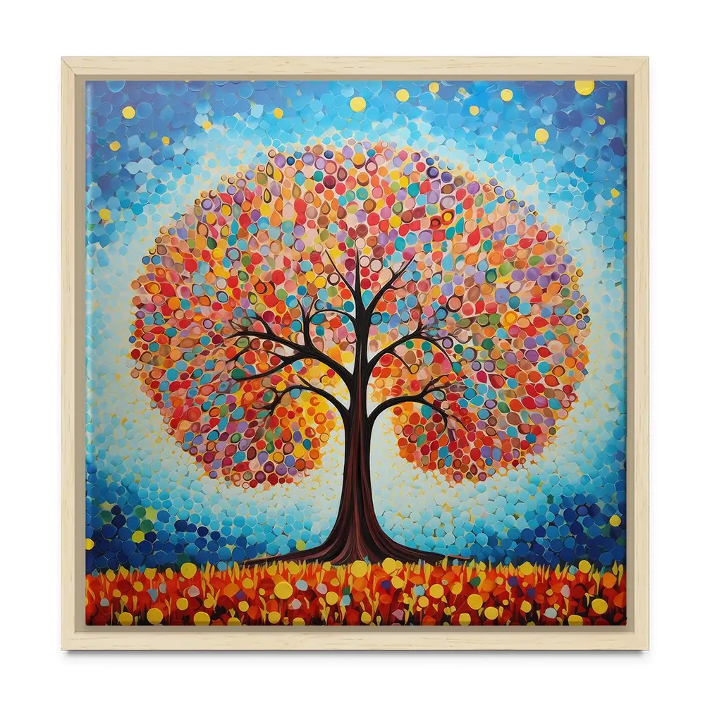 Modern Colourful Tree Of Life Canvas Print Modern Colourful Tree Of Life Canvas Print wall art product Gina Kelly - Independent