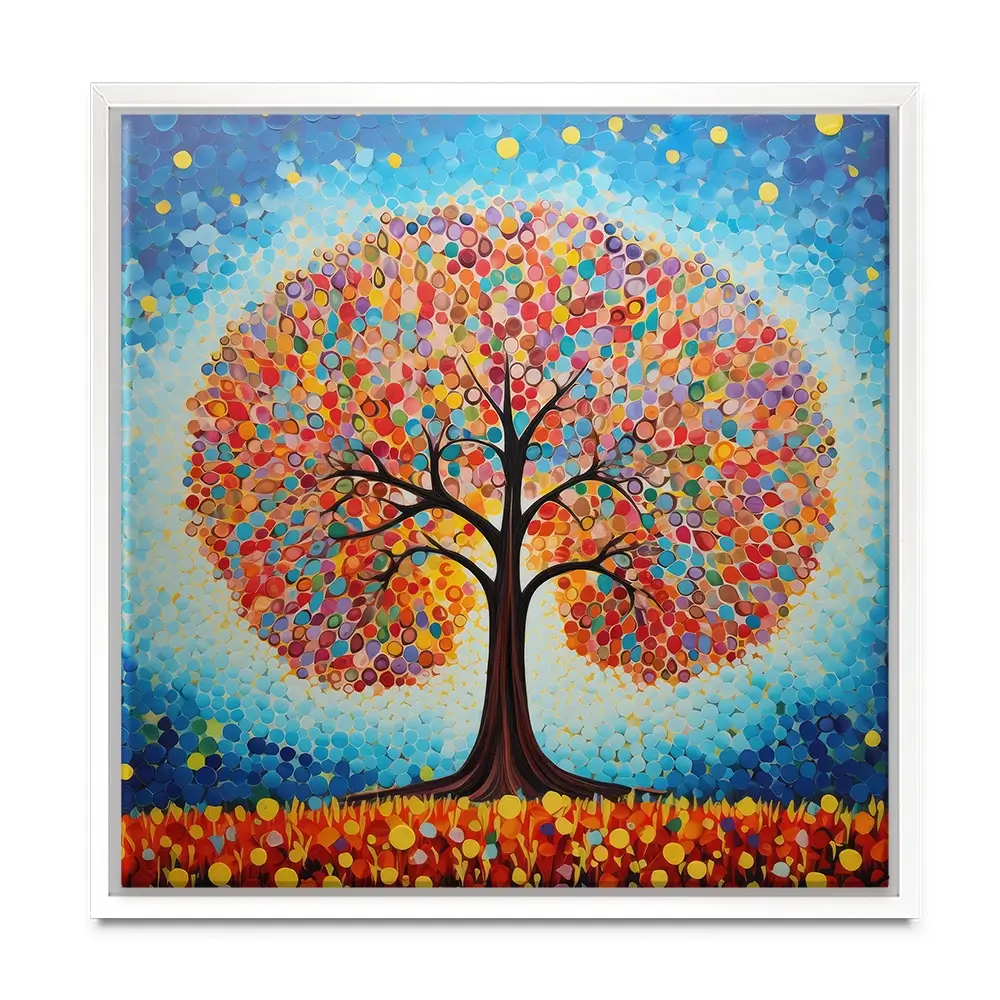 Modern Colourful Tree Of Life Canvas Print Modern Colourful Tree Of Life Canvas Print wall art product Gina Kelly - Independent