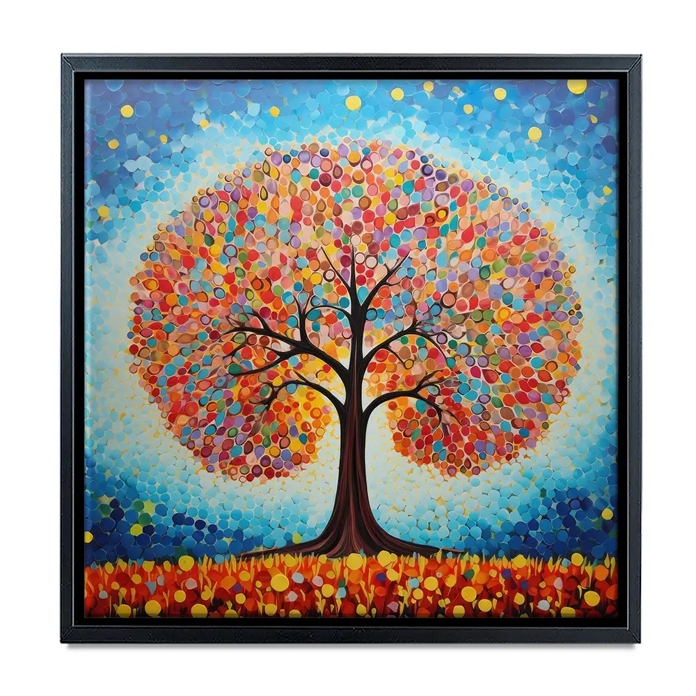 Modern Colourful Tree Of Life Canvas Print Modern Colourful Tree Of Life Canvas Print wall art product Gina Kelly - Independent