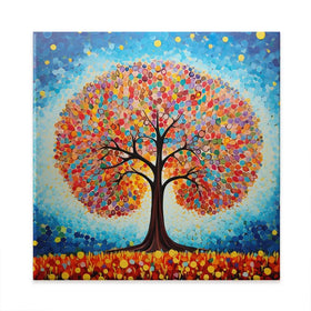 Modern Colourful Tree Of Life Canvas Print Modern Colourful Tree Of Life Canvas Print wall art product Gina Kelly - Independent