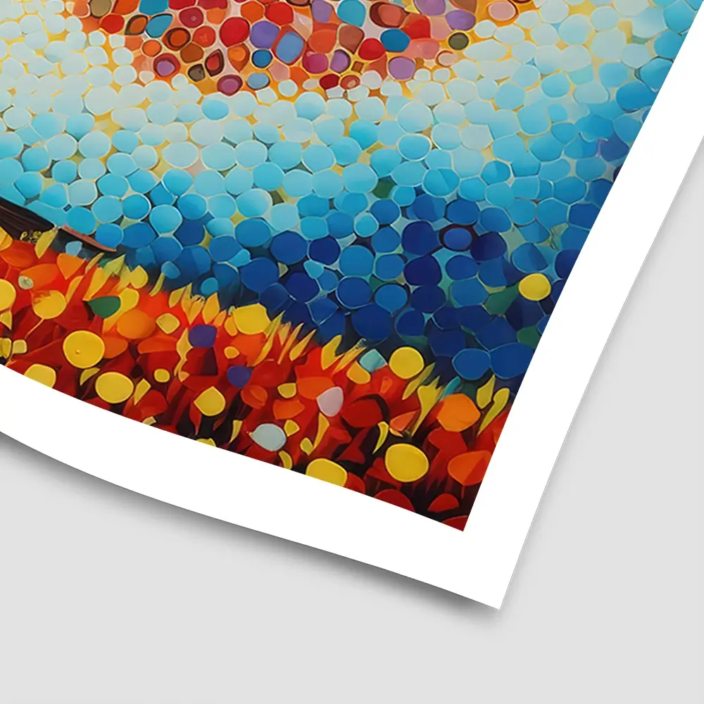 Modern Colourful Tree Of Life Square Art Print Modern Colourful Tree Of Life Square Art Print wall art product Gina Kelly - Independent