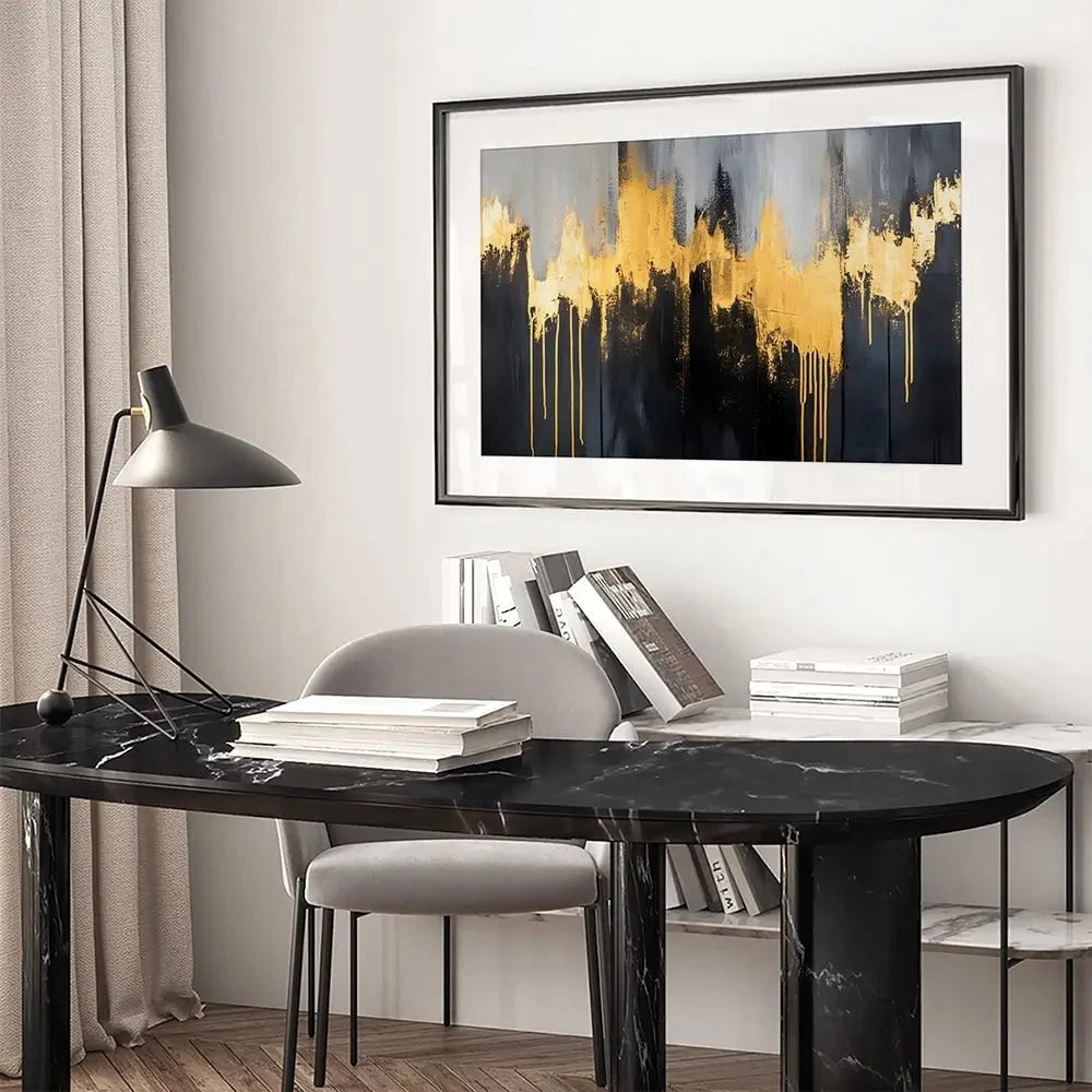 Modern Gold Framed Art Print Modern Gold Framed Art Print wall art product Franklyn Gregory - Independent