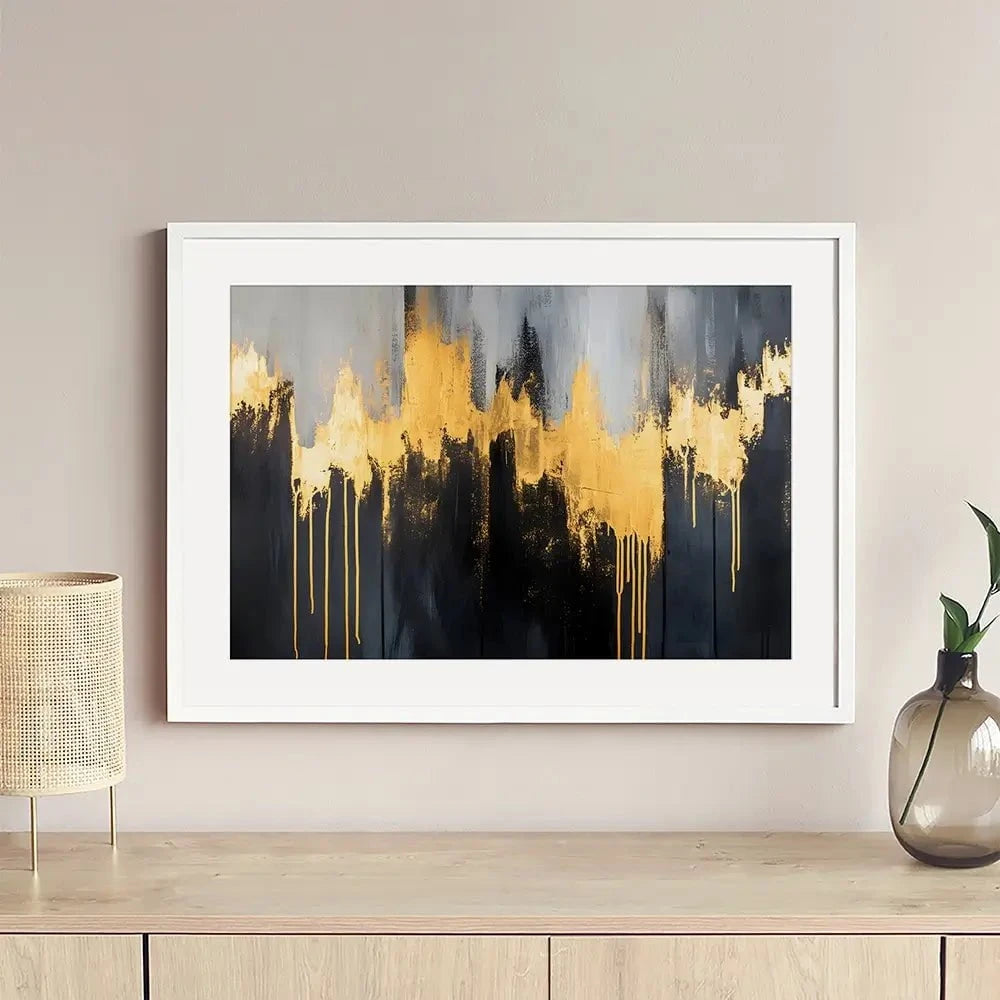 Modern Gold Framed Art Print Modern Gold Framed Art Print wall art product Franklyn Gregory - Independent
