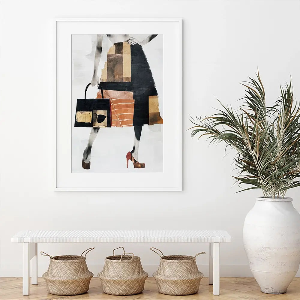 Modern Shopper Framed Art Print Modern Shopper Framed Art Print wall art product Svetlana Aleynikova