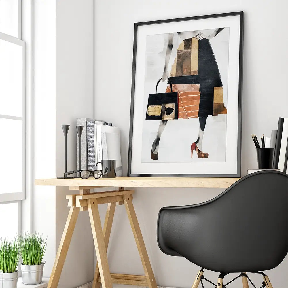 Modern Shopper Framed Art Print Modern Shopper Framed Art Print wall art product Svetlana Aleynikova