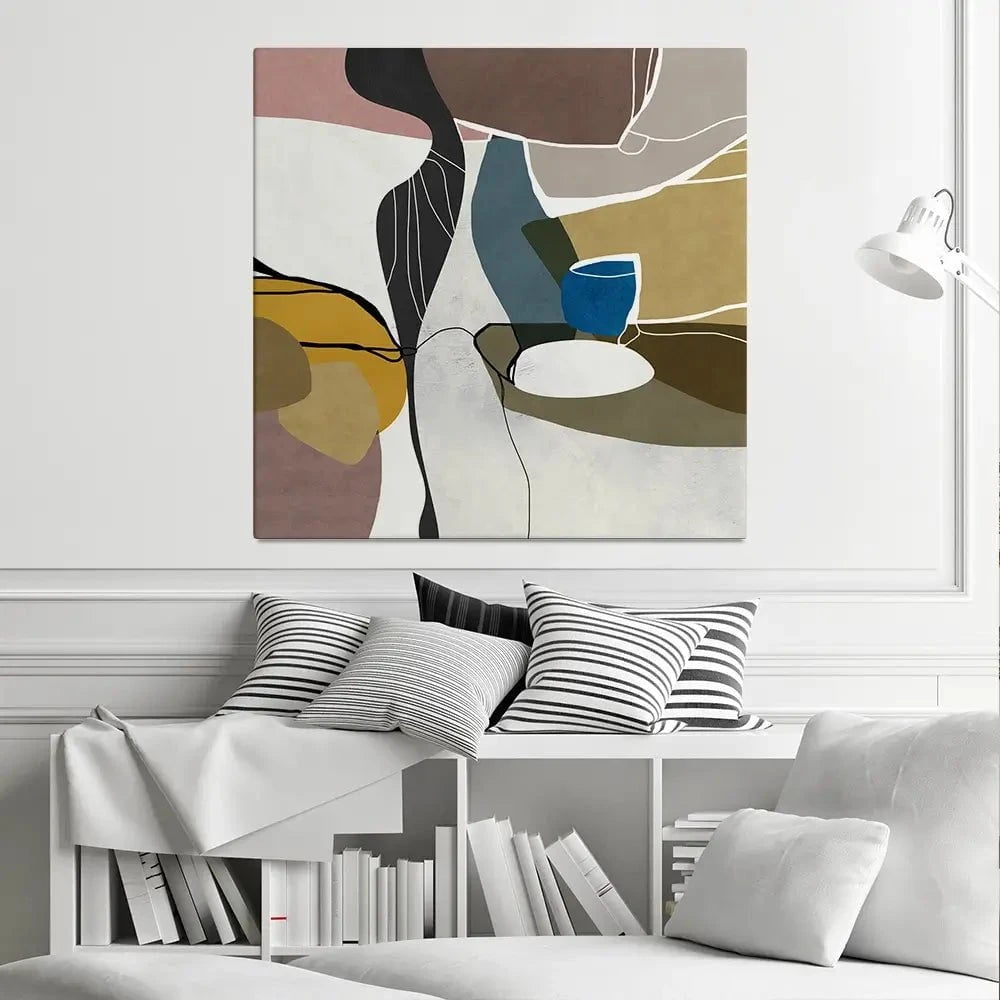 Modernistic Square Canvas Print Modernistic Square Canvas Print wall art product Roberto Moro