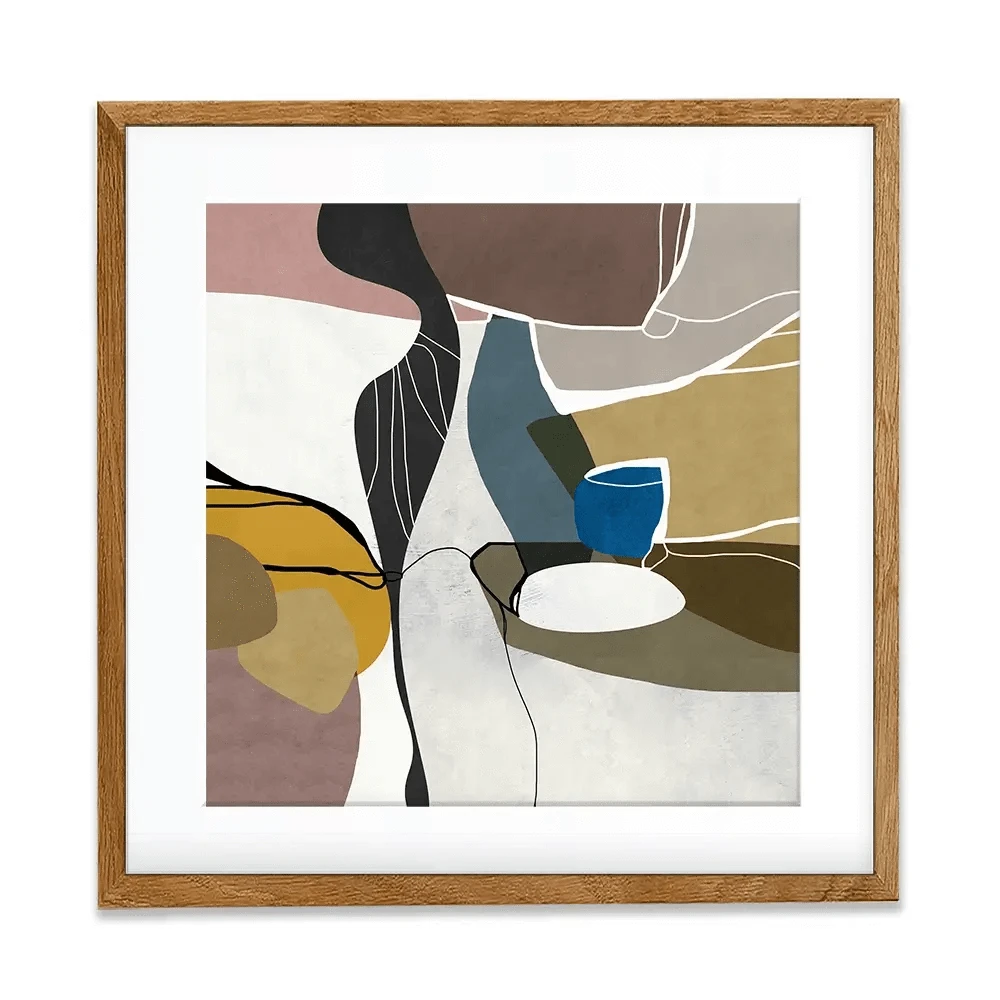 Modernistic Square Framed Art Print Modernistic Square Framed Art Print wall art product Roberto Moro