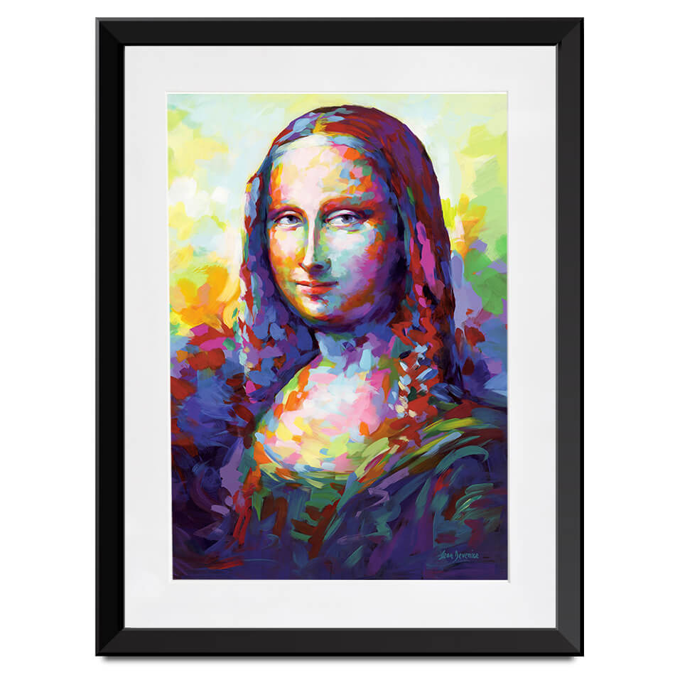 Mona Lisa Framed Art Print Mona Lisa Framed Art Print wall art product Leon Devenice