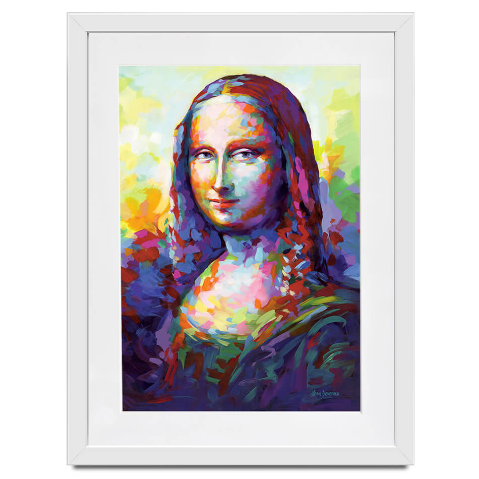 Mona Lisa Framed Art Print Mona Lisa Framed Art Print wall art product Leon Devenice