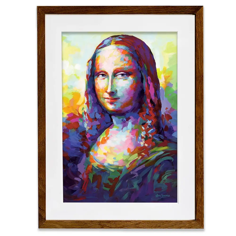 Mona Lisa Framed Art Print Mona Lisa Framed Art Print wall art product Leon Devenice