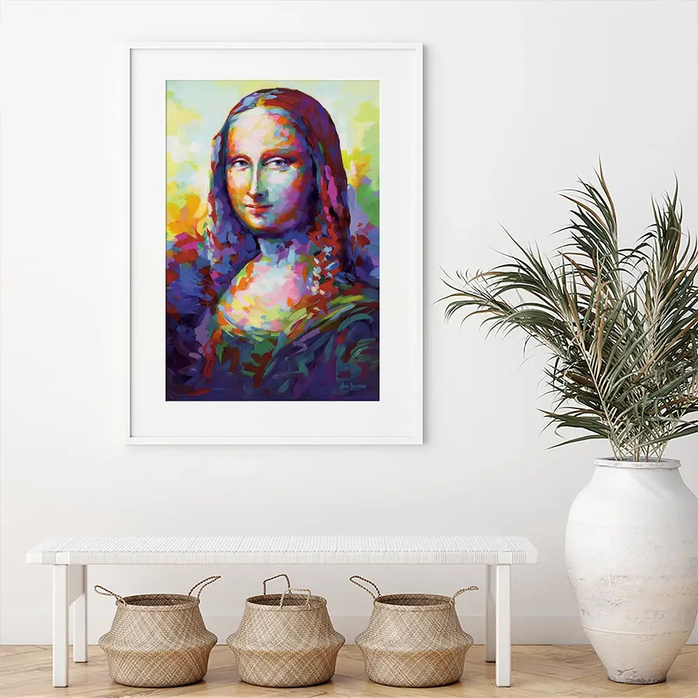 Mona Lisa Framed Art Print Mona Lisa Framed Art Print wall art product Leon Devenice
